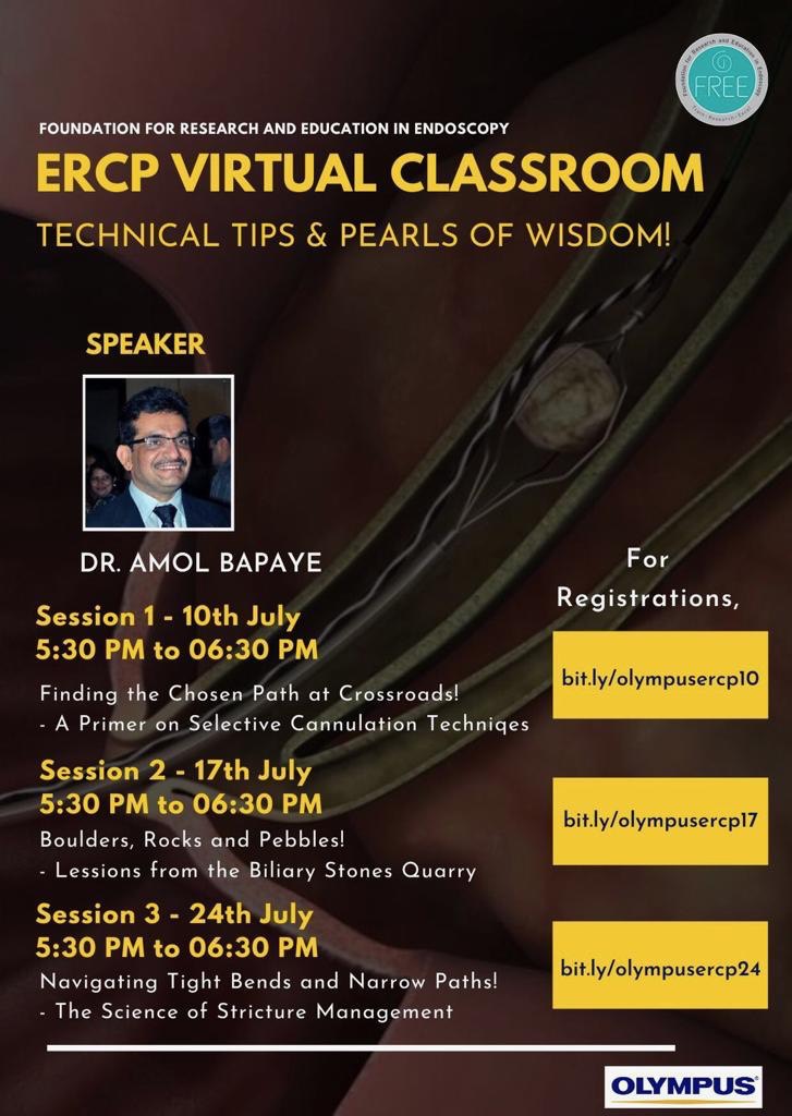 ERCP VIRTUAL CLASSROOM : TECHNICAL TIPS & PEARLS OF WISDOM!
