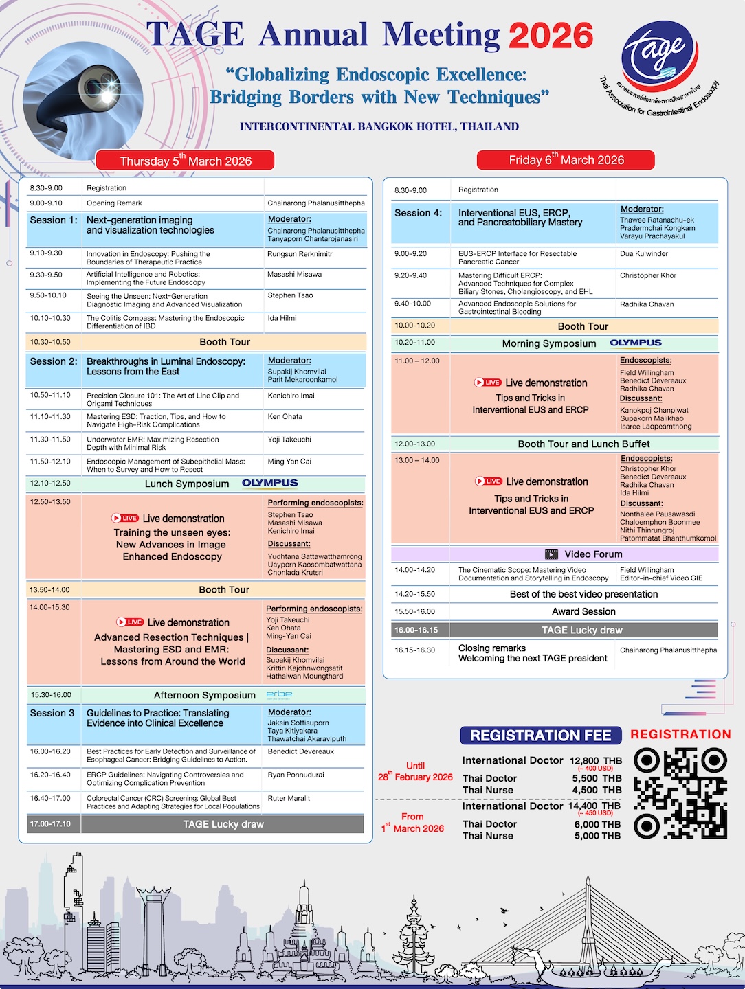 TAGE Annual Meeting 2026 - Globalizing Endoscopic Excellence : Bridging Borders with New Techniques