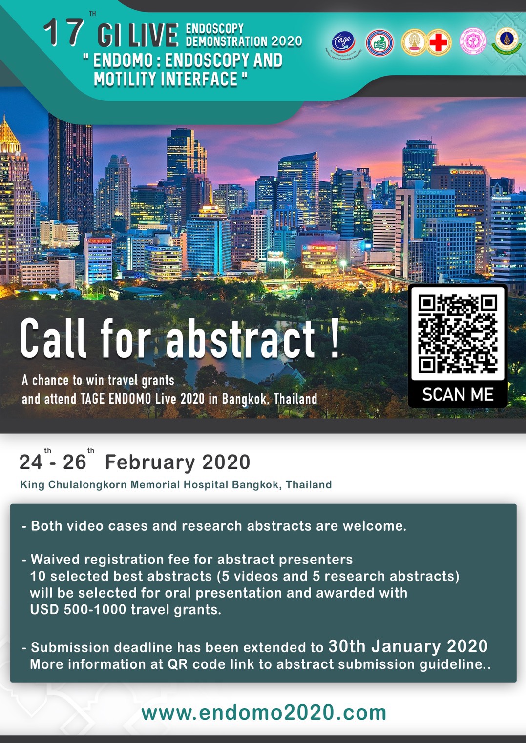 Call For Abstract : 17th GI LIVE ENDOSCOPY DEMONSTRATION 2020